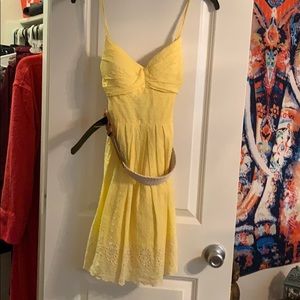 Yellow sun dress